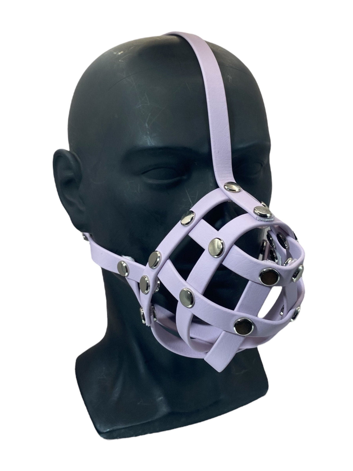 Pastel Purple Premium Hardware Face Muzzle